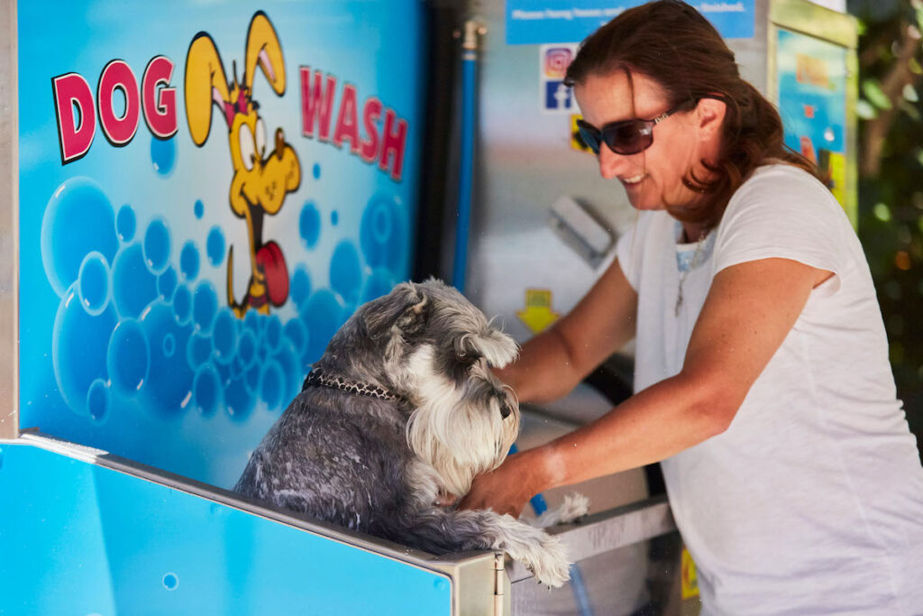 Dog Washer Machine at BIG4 Bussleton