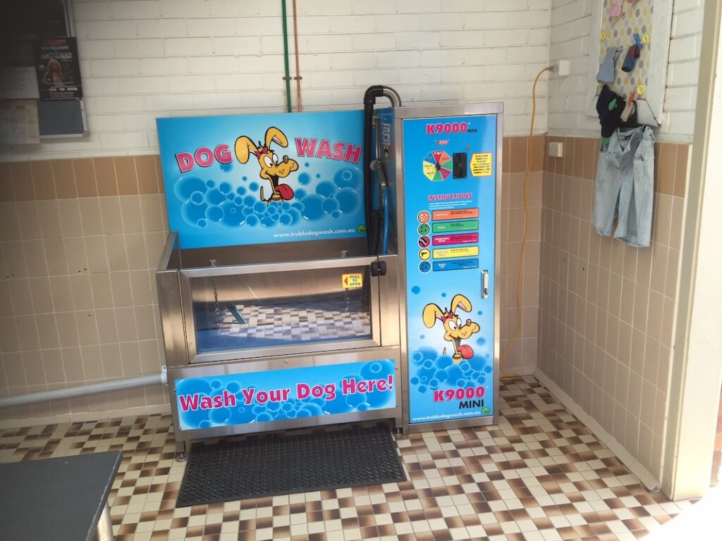 Tathra Beachside Dog Wash Machine Inside